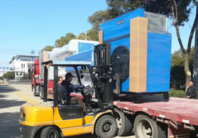 海锋整套洗衣设备发往新疆伊犁